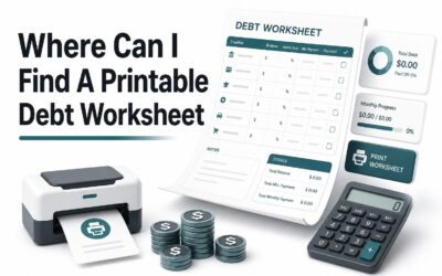Where Can I Find a Printable Debt Worksheet?